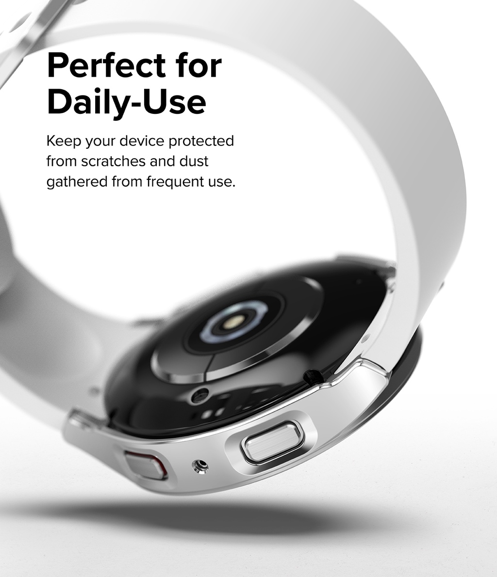 ข้อมูลเพิ่มเติมของ Ringke Slim compatible for Galaxy Watch 5 44mm Ringke Case น้ำหนักเบาบางป้องกันรอยขีดข่วน Hard Cover