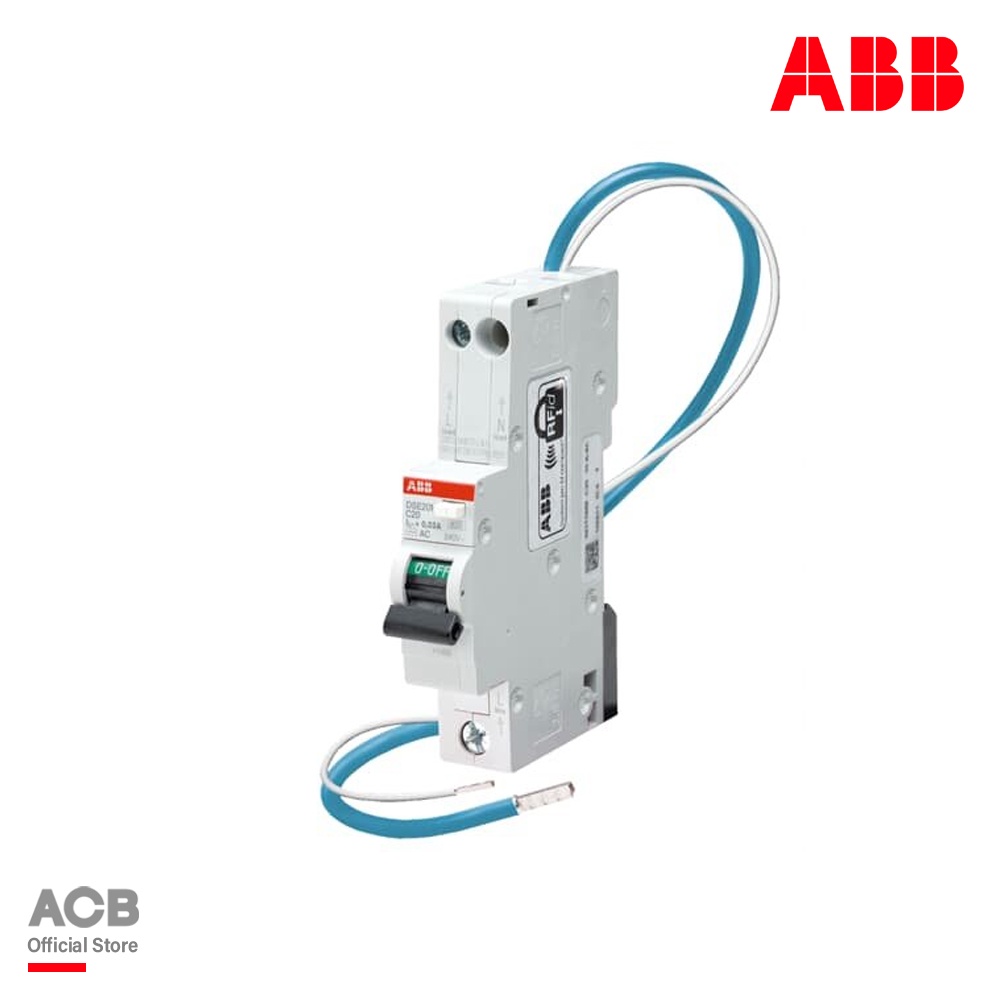 abb-dse201mc25ac30-miniature-circuit-breaker-with-overload-protection-rcbo-type-ac-1p-25a-10ka-30ma-240v