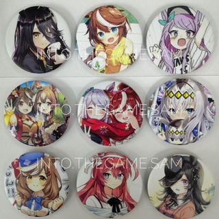 [พร้อมส่ง] เข็มกลัด Uma Musume ขนาด 58mm สินค้า ของสะสม สินค้าFanmade สอบถามเพิ่มเติมแจ้งเข้ามาได้ครับ