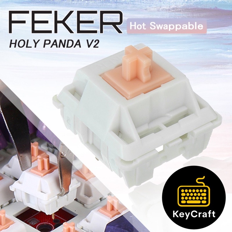 ภาพหน้าปกสินค้าFeker Holy Panda V2 และผองเพื่อน Exclusive เฉพาะร้าน KeyCraft ราคาถูกกว่า Drop Holy Panda ครึ่งนึง แต่ได้ฟีลลิ่ง 80%