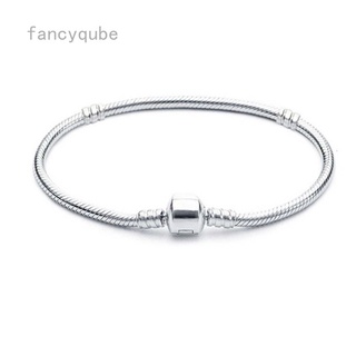 Fancyqube สร้อยข้อมือ pandora สีเงิน 925 เครื่องประดับวันวาเลนไทน์