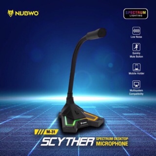 Nubwo NUB-M31 Microphone SCYTHER ไมค์ตั้งโต๊ะ แบบ USB!!!