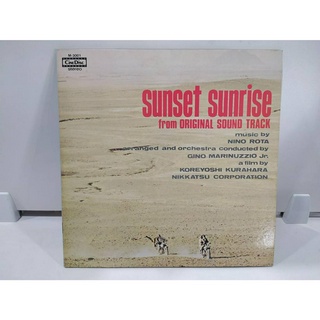 1LP Vinyl Records แผ่นเสียงไวนิล sunset sunrise from ORIGINAL SOUND TRACK  (J24B250)