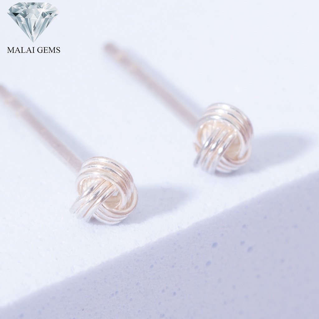 ภาพสินค้าMalai Gems ต่างหูเงินแท้ Silver 925 รุ่น Minimal ***ตะกร้อ 3 mm ต่างหูเงินแท้ จากร้าน malaigems_official บน Shopee ภาพที่ 3