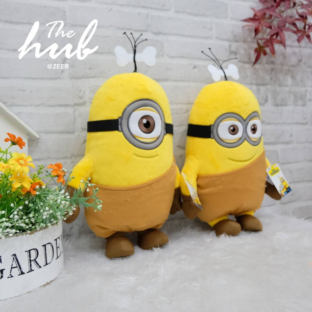 ตุ๊กตามินเนี่ยน-ชุดคนป่า-minion