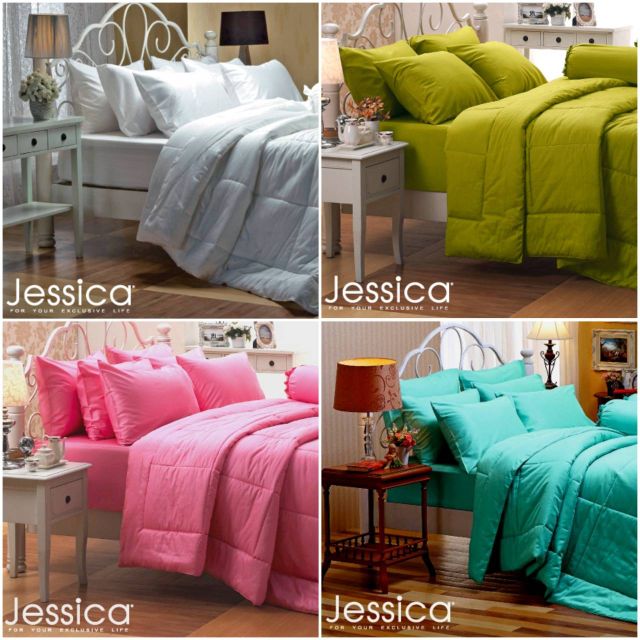 ผ้าปูที่นอน-ผ้านวม-silk-shine-by-jessica-100-cotton-กันไรฝุ่น
