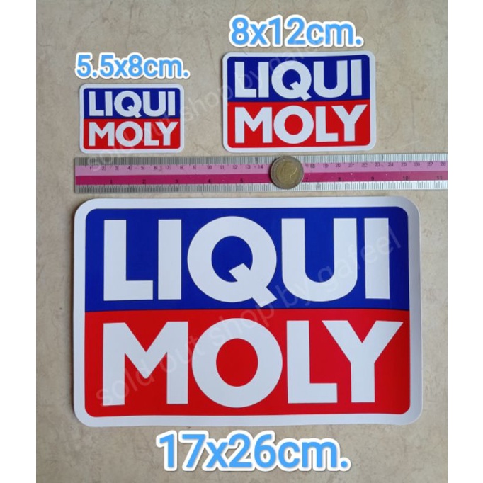 ราคาและรีวิวสติ๊กเกอร์แต่งรถ LIQUI MOLY ลิควิด โมลี มี3ขนาดให้เลือก