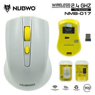 ภาพขนาดย่อของภาพหน้าปกสินค้าเมาส์ไร้สาย NUBWO NMB-017 Wireless Silent Mouse สีสันสดใส ราคาถูก จากร้าน ncshop9 บน Shopee ภาพที่ 1