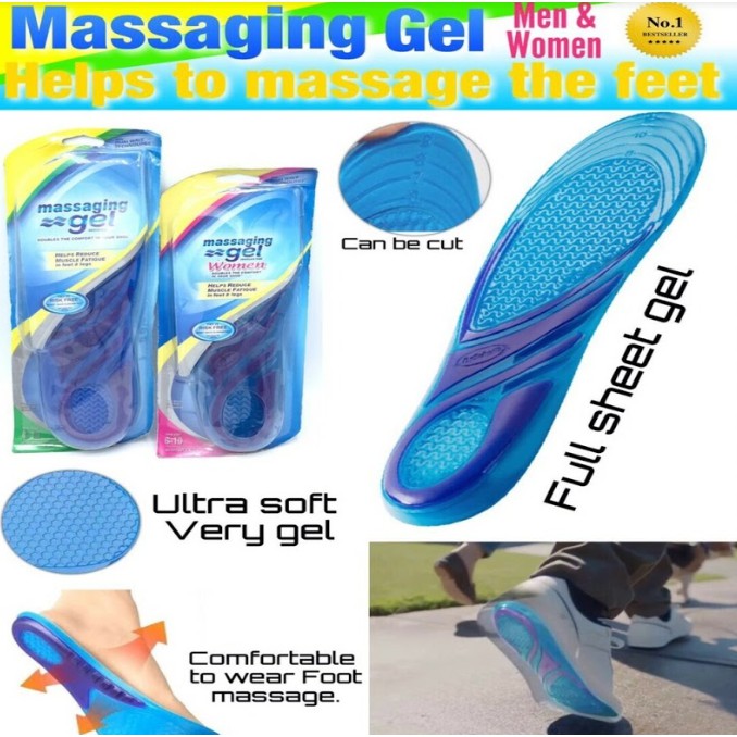 massaging-gel-แผ่นพื้นรองเท้าเจล