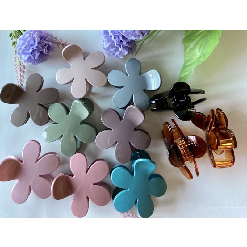 กิ๊บหนีบผมเกาหลี🇰🇷ของแท้ 6 cm รุ่นดอกไม้ คุณภาพเยี่ยม ของแท้ Made in ...