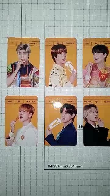 โฟโต้การ์ด-bts-mcdonald-bts-meal