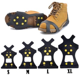 ภาพหน้าปกสินค้าWinter Ice Anti-slip Snow Shoes Cover Spikes Grips Cleats Crampons 10-Studs ที่เกี่ยวข้อง