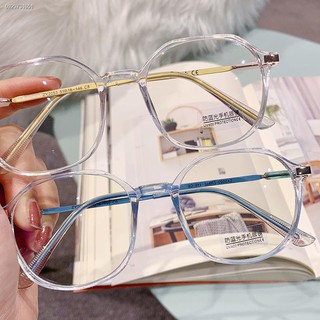 แว่นกันแสงสีฟ้า แว่นตา แว่น แว้นกรองแสง แวนตาแฟชั่น แว่นกลมวินเทจ ✑✼แว่นกรองแสง  แว่นสายตายาว มืออาชีพป้องกันสายตาป้องก