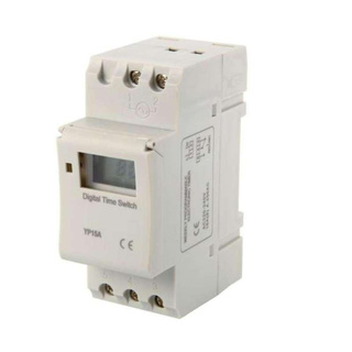 Eco สวิทช์ไฟตั้งเวลา AC 220-240V Digital LCD Power Programmable DIN Timer Time Switch Relay 16A