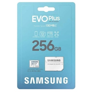 สินค้า Samsung 256GB EVO Plus Micro SDXC With Adapter