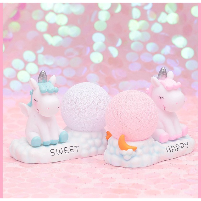 โคมไฟ-ยูนิคอร์น-unicorn-sit-with-ball-โคมไฟน่ารัก-สวย