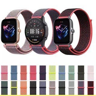 ภาพหน้าปกสินค้าสายนาฬิกา สายผ้าไนลอน ขนาด Amazfit T-Rex Pro Amazfit bipbip s bip lite GTS GTR  U pop Youth bip 1S BIP U Pro 20 มม. ที่เกี่ยวข้อง