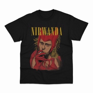 เสื้อยืดโอเวอร์ไซส์เสื้อยืด พิมพ์ลาย Nirwanda Nirvana Wanda Scarlet Witch Wandavision สําหรับผู้หญิงS-3XL