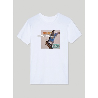 เสื้อยืดเเนวสตรีท เวอร์ชั่นเกาหลี Parrot skateboard #22029-1 BW1