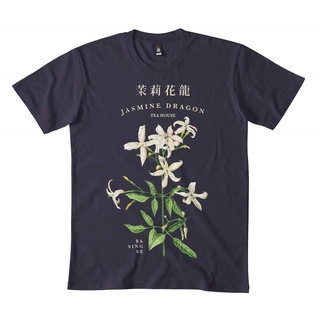 เสื้อยืด พิมพ์ลาย Jasmine Dragon Tea House สไตล์คลาสสิก แฟชั่นฤดูร้อน