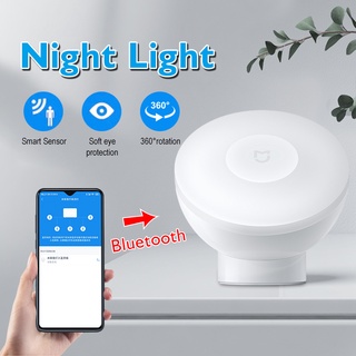 ไฟกลางคืน Xiaomi ไฟเซ็นเซอร์ Mijia Night Light 2 Bluetooth ไฟตรวจจับความเคลื่อนไหว โคมไฟข้างเตียง ไฟ Lamp