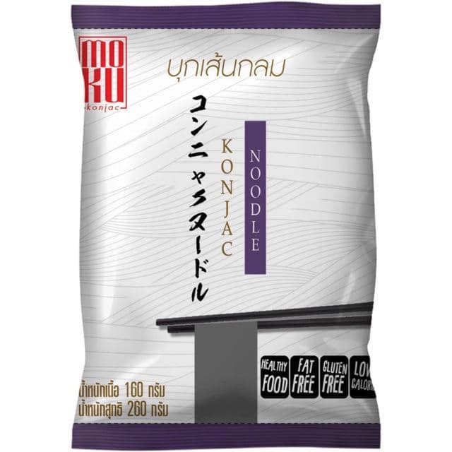 moku-บุกเส้นกลม-บุกเพื่อสุขภาพ-konjac-noodle-ขนาด160-กรัม