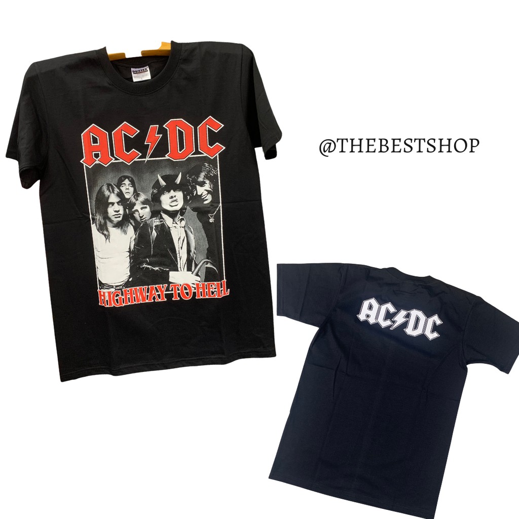 เสื้อวง-acdc-เสื้อวงร็อค-เสื้อวงดนตรี-สินค้าพร้อมส่ง