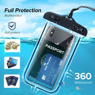 ❤Ready Stock❤30M Underwater Phone Case Universal Waterproo Phone Cover Waterproof Phone Case Universal PVC Underwater Phone Bag Case