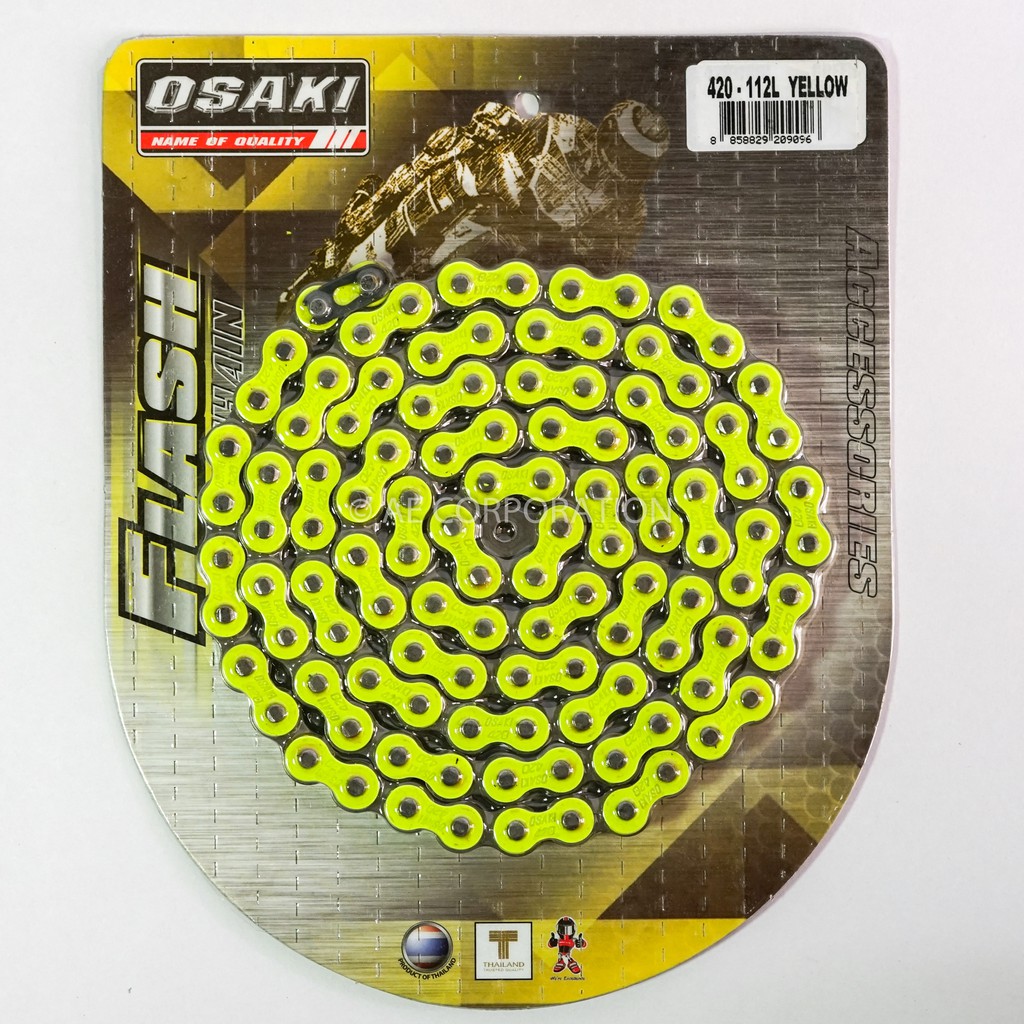 โซ่สี Osaki 114 ข้อ โซ่สี โซ่มอไซค์ทุกรุ่น มีหลายสีให้เลือก 300IQ ...