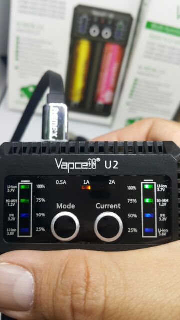 u2-ถ่านเวฟม่วง2ก้อน-เครื่องชาร์จ-vapcell-u2-ถ่าน-vapcell-ม่วง-3-000-mah-20a-เเท้ครบชุด