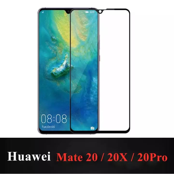 ส่งจากไทย-รัปประกันสินค้า-ฟิล์มกระจกเต็มจอ-huawei-mate-20-mate20-x-ฟิล์มกันรอย-หัวเว่ย-กันกระแทกคุณภาพดี-ฟิล์มขอบดำ