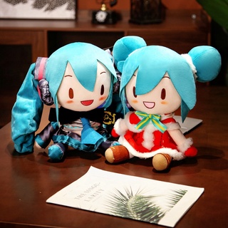 หมอนตุ๊กตานุ่ม รูปการ์ตูนอนิเมะ Hatsune Miku Fufu Kawaii Hatsune Fufu Miku น่ารัก ของขวัญวันเกิดคริสต์มาส