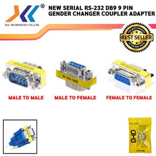 ตัวต่อ RS232 DB9 Serial Cable Gender Changer Adapter (1 pcs.)vga6010-20-21