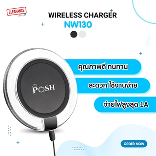 WIRELESS CHARGER แท่นชาร์จไร้สาย NW130 พกพาสะดวก ตั้งโต๊ะทำงาน เหมาะสำหรับสายออฟฟิศ