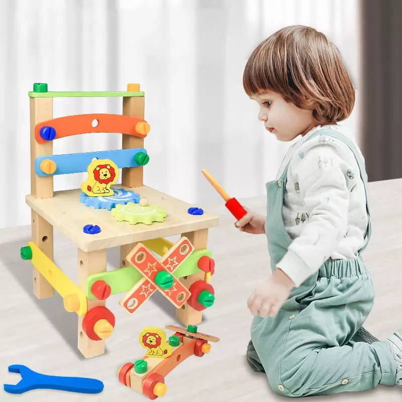ของเล่นต่อเก้าอี้ไม้เสริมพัฒนาการเด็ก-ของเล่นไม้เสริมพัฒนาการเด็ก-ของเล่นเสริมพัฒนาการเด็ก-ของเล่นไม้-สินค้าพร้อมส่ง