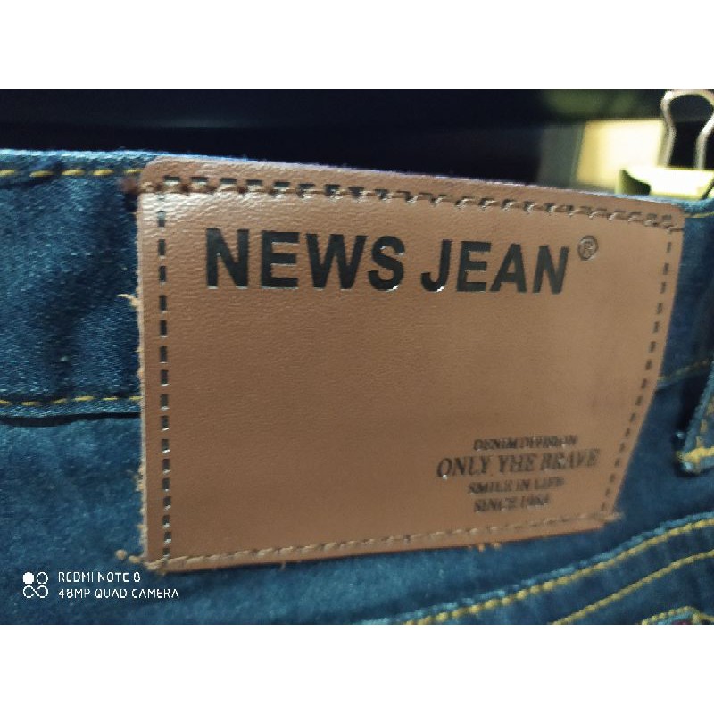 ยีนส์มือสองสภาพ-95-ยี่ห้อ-news-jeans-เอว-35-นิ้ว