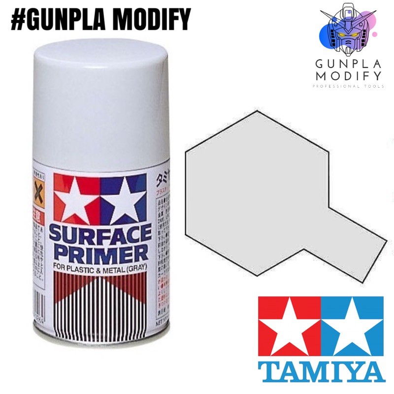 TAMIYA 87026 Surface Primer For Plastic & Metal (Gray) สเปรย์รองพื้น