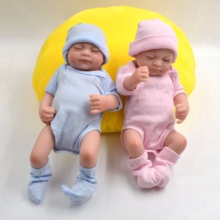 ตุ๊กตาเด็กทารกแรกเกิด แบบเสมือนจริงวัสดุ ซิลิโคนไวนิล แฮนด์เมด 11 นิ้ว 2022