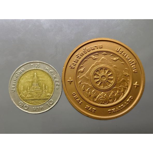 เหรียญ-ที่ระลึก-ประจำจังหวัด-จ-ชัยนาท-ชนิดทองแดง-ขนาด-4-เซ็น-แท้-จากกรมธนารักษ์-เหรียญจ-เหรียญจังหวัด-ชัยนาท