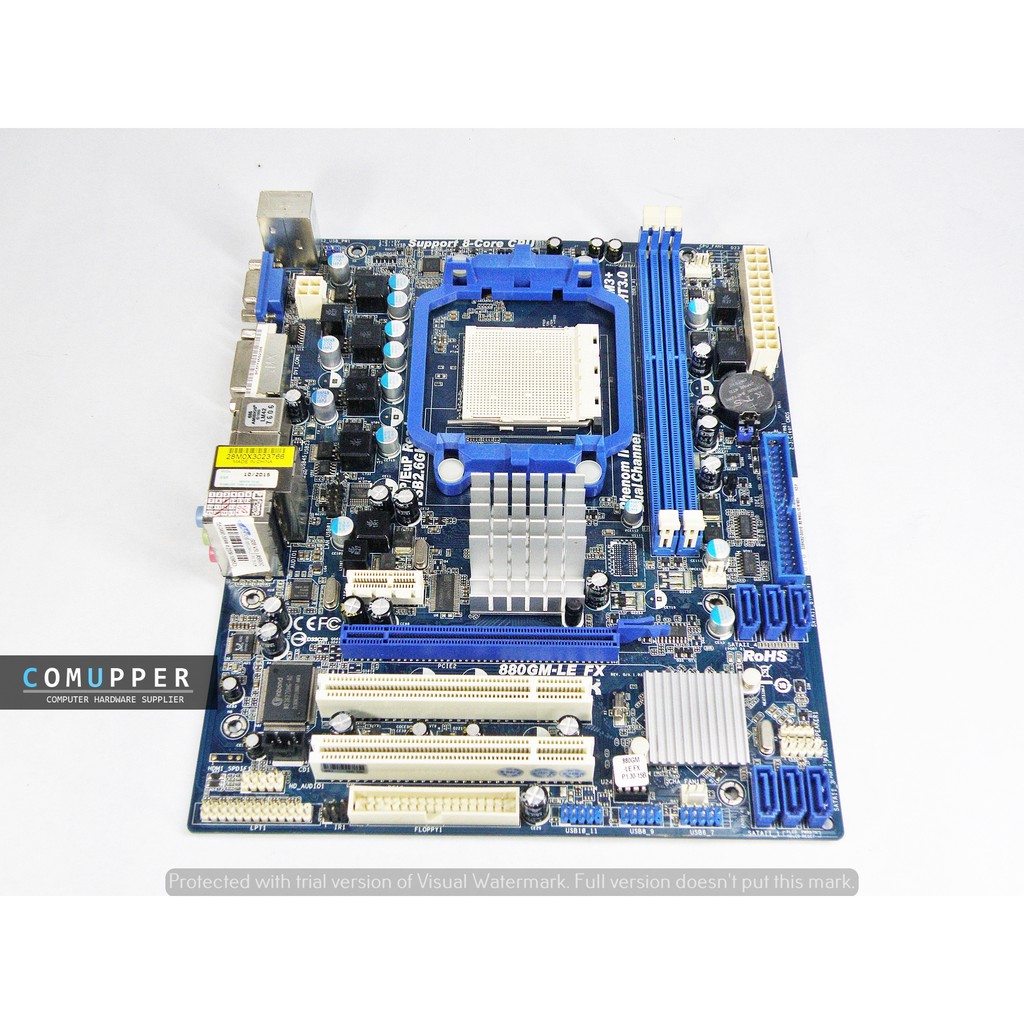เมนบอร์ด Asrock 880GM-LE FX สนับสนุน CPU FX | Shopee Thailand