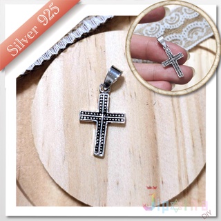 Jipatha DIY จี้เงินแท้ จี้กางเขน จี้เงิน silver 925 cross silver จี้กางเขนเล็ก น่ารัก เงินแท้