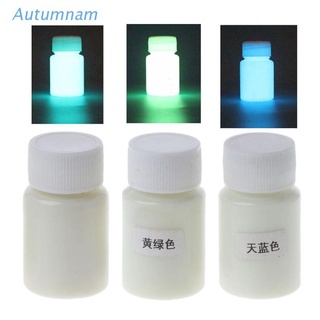 Autu ชุดสีเรซิ่นเรืองแสงในที่มืด 3 สีสําหรับตกแต่งร่างกาย Uv 15กรัม