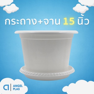 จานรอง
จานรองกระถาง
จานรองกระถางต้นไม้
สีขาว เบอร์ 15 กว้างจริง 13.5 นิ้ว 13 นิ้ว กระถางขาว 15 นิ้ว