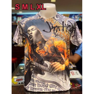 เสื้อวงร็อค☄️☄️JImi Hendrix.☄️☄️คอฟิต‼️ทรงสวย‼️ผ้าบาง‼️สกรีนเต็ม‼️