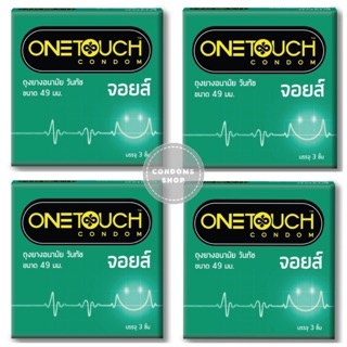 (เซ็ต 4กล่อง) ถุงยางอนามัยวันทัช จอยส์ Onetouch Joys Condom