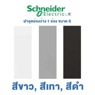 Schneider AvatarON A ฝาอุดช่องว่าง | ขนาด 1 ช่อง | ขนาด S สีขาว | สีขาว, สีเทา, สีดำ