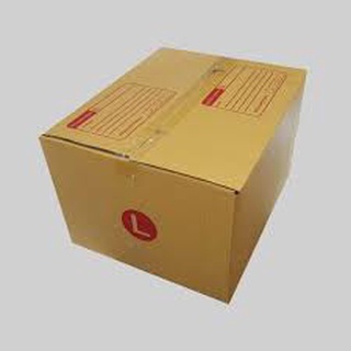 กล่อง Lกล่องไปรษณีย์ พัสดุ ราคาถูก #ขายเป็นแพ็ค ( 10 ใบ ) ลูกฟูก 3 ชั้น ฟรีค่าจัดส่ง
