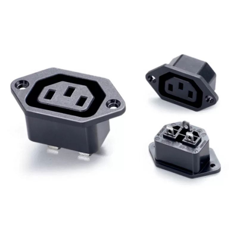 ปลั๊ก AC Power Socket 250V Rocker Switch 10A Power Connector Plug ...