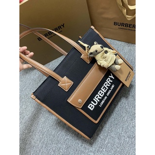 Bur horseferry womans canvas shoulder shopper handbag large shopping tote sand beach bag