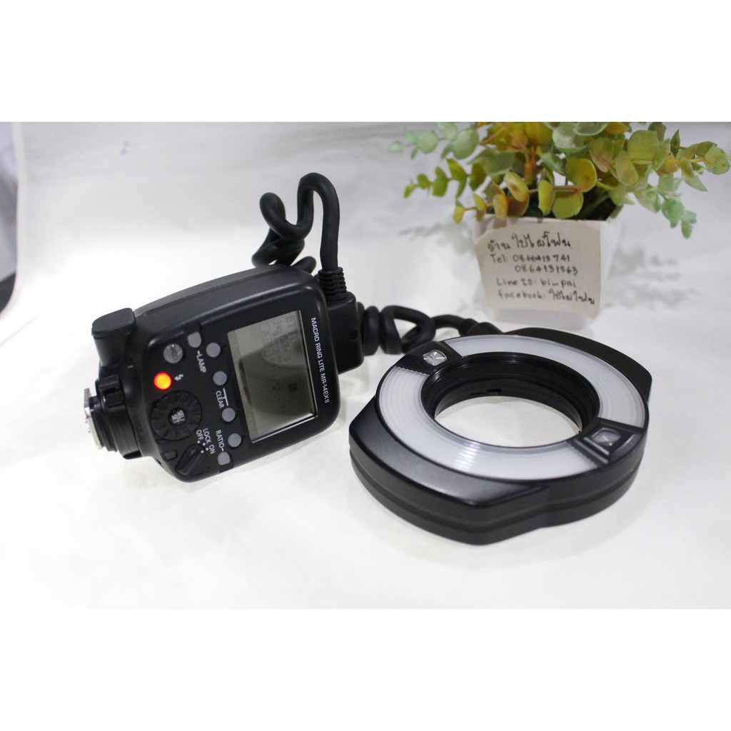 Canon Macro Ring Lite MR14EX II สภาพสวย มีเฉพาะตัวแฟลช Shopee Thailand